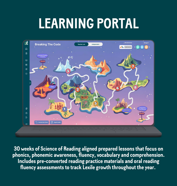 Login screen learning portal