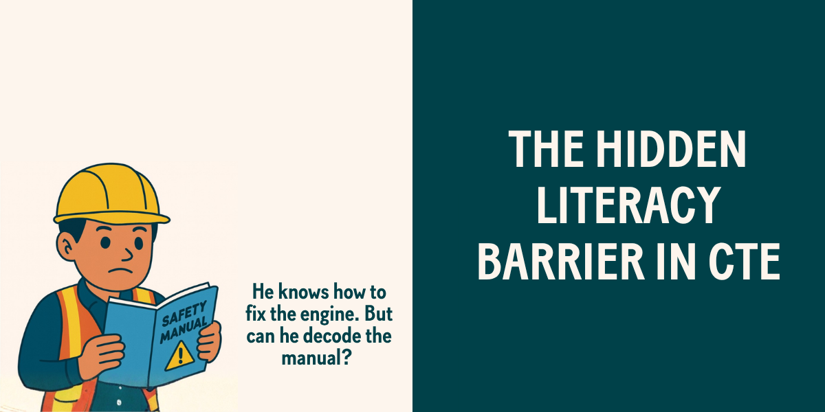 The Hidden Barrier in CTE: When Complex Technical Vocabulary Meets Decoding Struggles